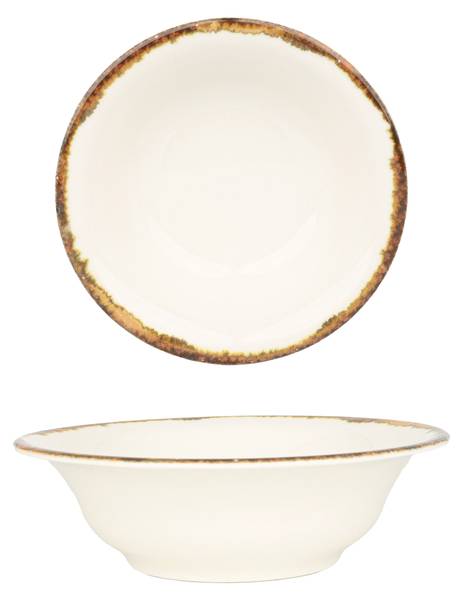 Geschirrset Fluer Amber 24-tlg Porzellan - Höhe: 2 cm