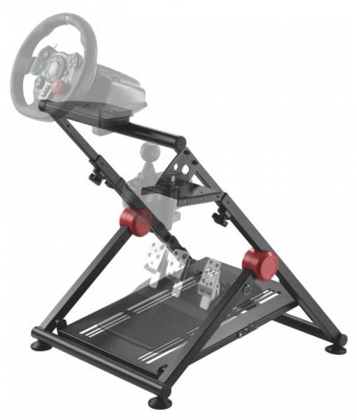 Racingchair Racing Cockpit LUMLRS04 Schwarz - Stahl - 56 x 82 x 88 cm