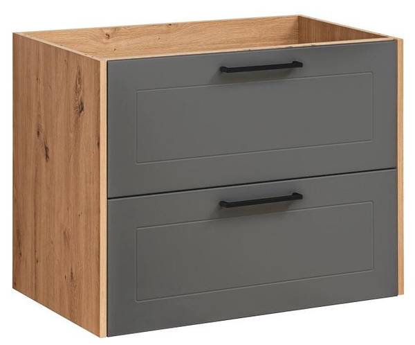 Schrank unter waschbecken MADERA CUW80 Beige - Melamin - 80 x 61 x 46 cm