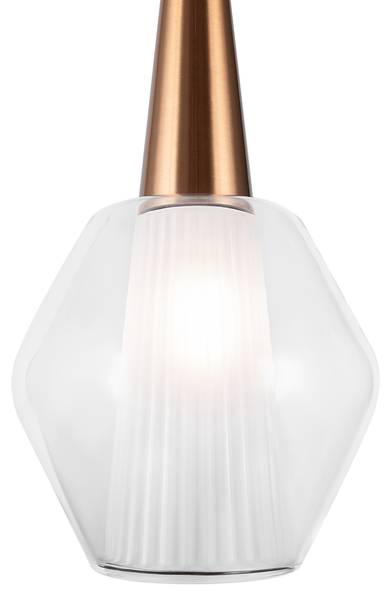 Hängelampe Copita Gold - Metall - 34 x 106 x 100 cm