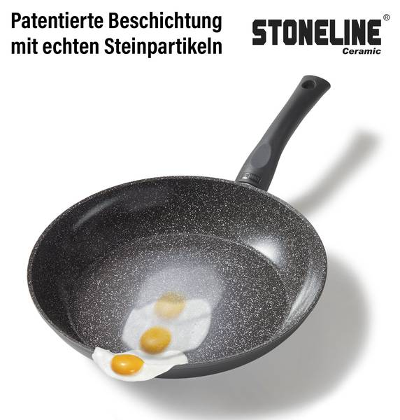 Kochgeschirr Set CERAMIC 6-teilig Grau - Metall - 37 x 29 x 37 cm