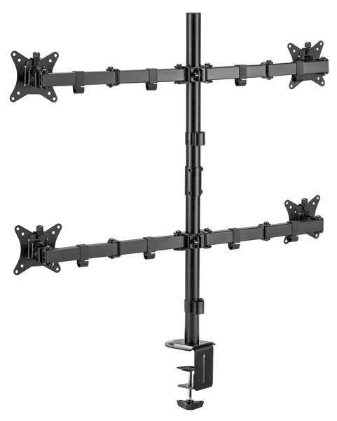 Monitorständer LUMLDT66-C048 Schwarz - Metall - 96 x 87 x 11 cm