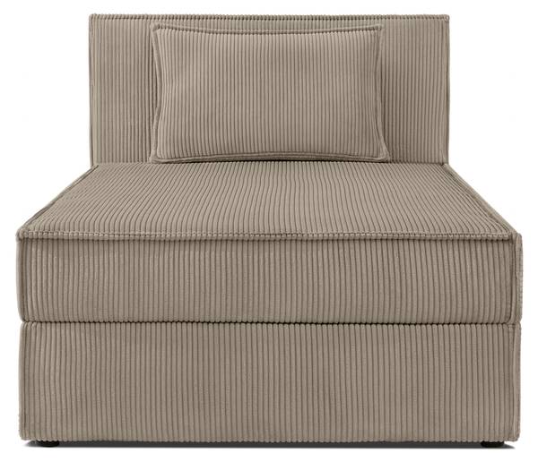 Boxspring ROTI beige - Ligoppervlak breedte: 100 cm