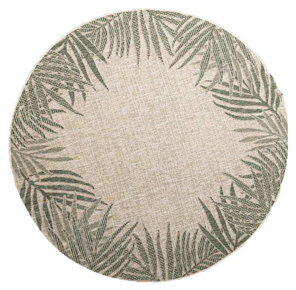 Teppich Tiga Edge Grün - 200 x 200 cm