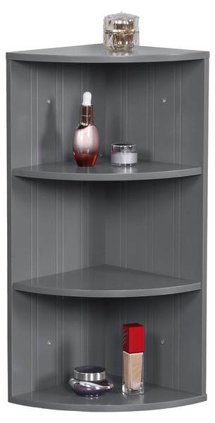 couchtisch farbe | Rund | drehbare Ablagefläche | Farbe: Eiche | 70 x 70 x 41 cm | drei Eichenbeine | abgerundete Kanten Farbe Stoff:621 Midnight Grey