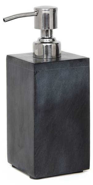 Seifenspender Cubic Dark Grau - Naturfaser - 7 x 12 x 7 cm