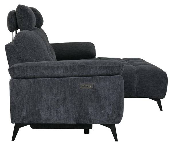 Ecksofa Colorado m. Relaxfunktion Rechts Grau