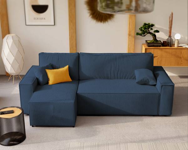 Ecksofa Paris Blau