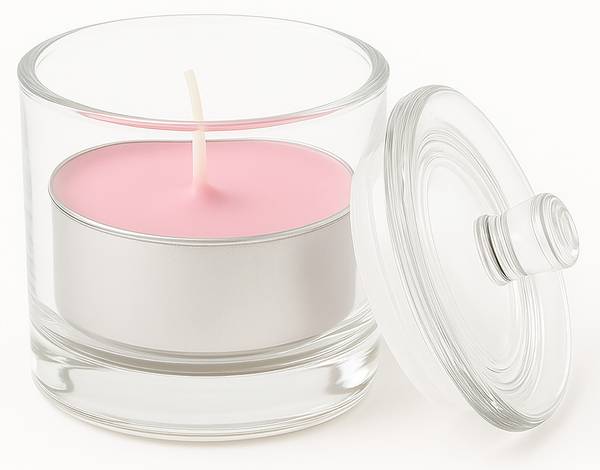 Teelichter Rose and Oud Wood Pink - Metall - 4 x 2 x 4 cm