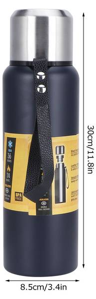 Isolierbecher-P1948 Blau - Metall - 10 x 9 x 31 cm