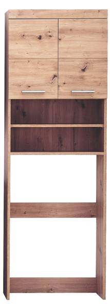 AmandaMando Superstructure pour machine Marron - En partie en bois massif - 63 x 187 x 24 cm