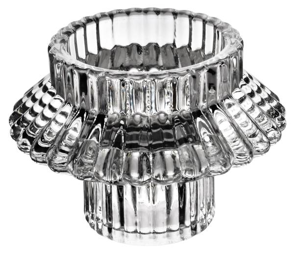 Kerzenständer PATRICIA Glas - 8 x 6 x 6 cm