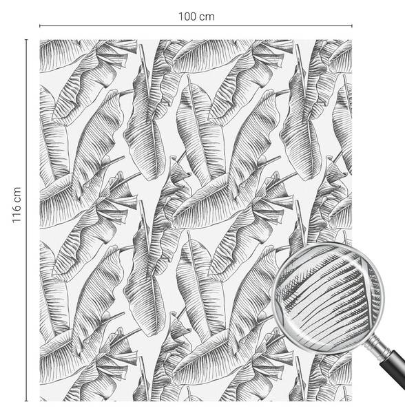 Folie Sichtschutz Liana 116 x 100 cm