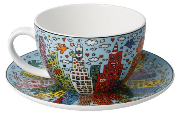Tasse James Rizzi My New York City Day Porzellan - 15 x 7 x 15 cm