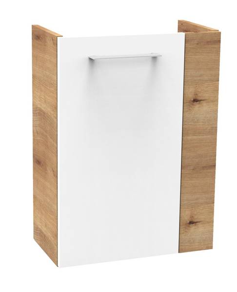 Waschbeckenunterschrank SBC Milano Weiß Weiß - Holzwerkstoff - 60 x 70 x 34 cm