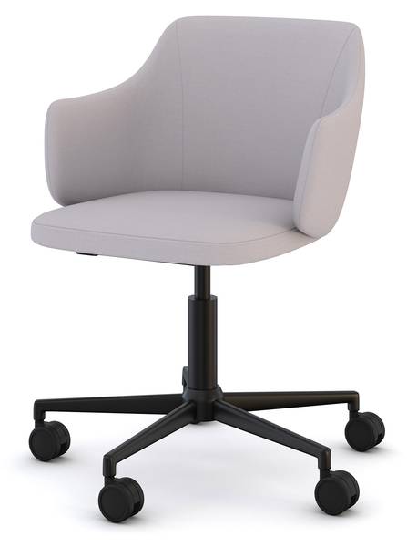 Schalenstuhl Consento Triest Grau - Textil - 56 x 79 x 58 cm