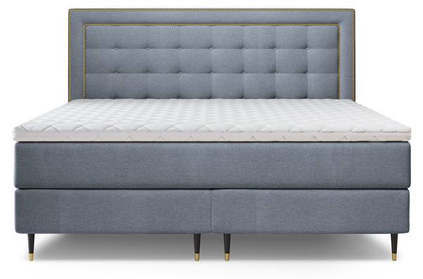 Boxspringbett Adore Taschenfederkern Beige - Breite: 140 cm