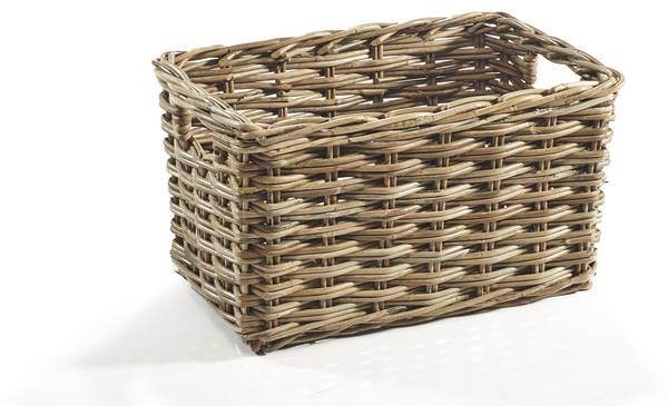 Aufbewahrungskorb TAYLOR Braun - Rattan - 30 x 25 x 44 cm