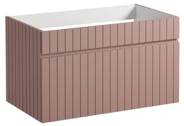 Waschbeckenunterschrank SATARA Hellrosa - Tiefe: 80 cm