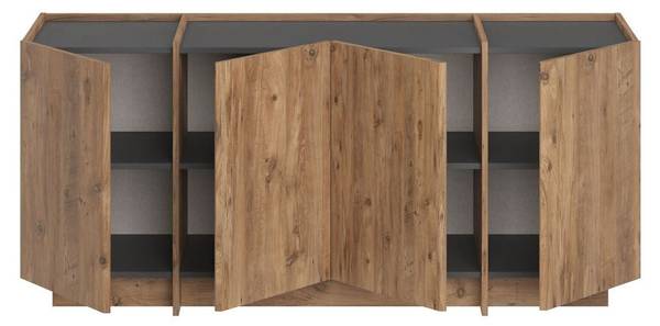 TV-Lowboard ARVEN Braun - Holzwerkstoff - 180 x 80 x 45 cm