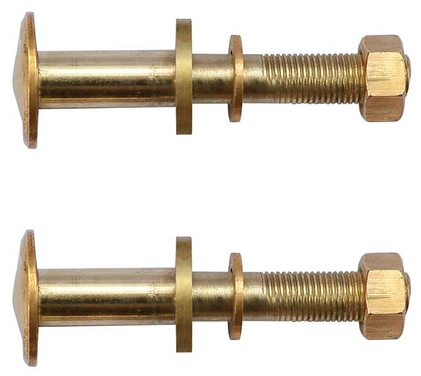 Roues de remplacement 48016 (lot de 2) Marron - Teck - 16 x 3 x 16 cm