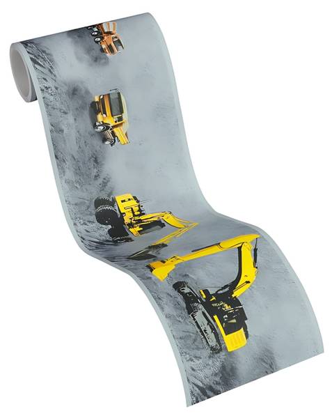 Bordüre 358711-GU Gelb - Fleece - 13 x 500 x 1 cm
