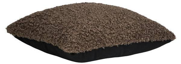 Sierkussen Lotte grijs - deels massief hout - 1 x 45 x 45 cm