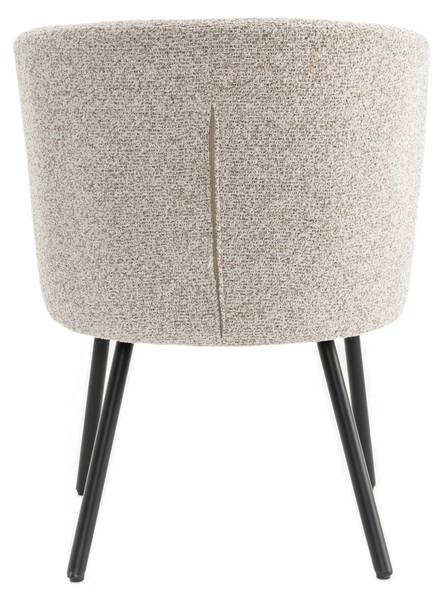 Cindy Sessel Beige - Holz teilmassiv