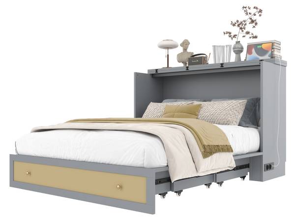 Schrankbett Melody Grau