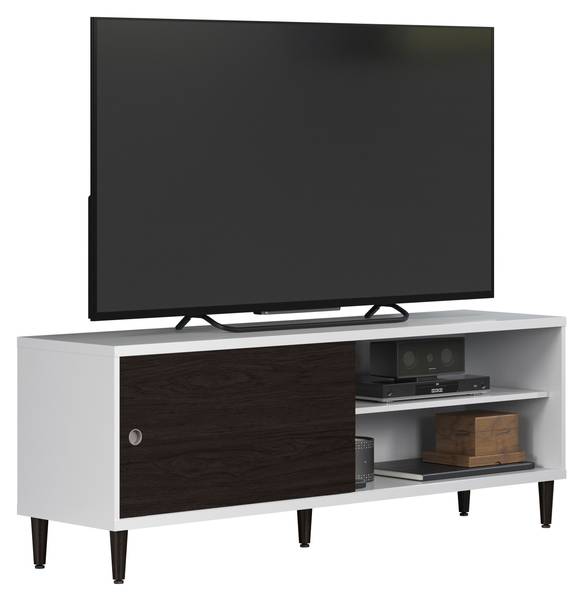 TV-Lowboard Evolution Weiß - Holzwerkstoff - 150 x 150 x 56 cm