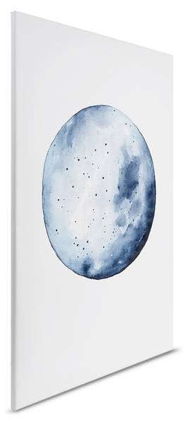 Leinwandbild Blue Moon 80 x 120 cm