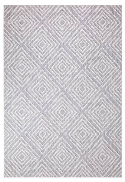 Outdoor-Teppich Sunset Grau - Textil - 240 x 1 x 340 cm