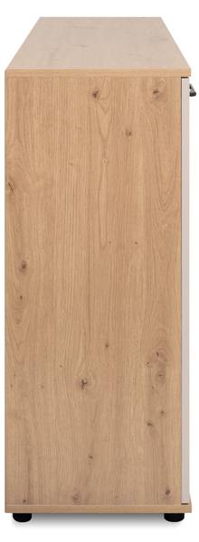 Sideboard LINO bruin - plaatmateriaal op houtbasis - 120 x 86 x 35 cm