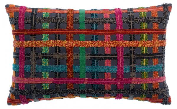 Besticktes Kissen Soline Multicolor - 30 x 50 cm
