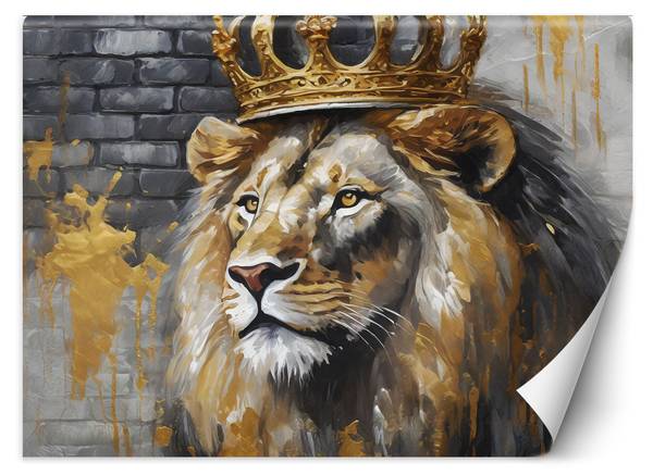 Fototapete König der Löwen Krone 250 x 175 cm