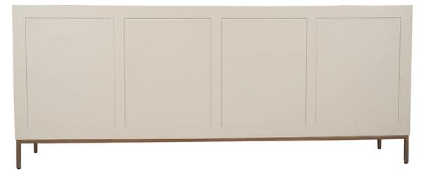 Sideboard MADISON Beige - Massivholz - 210 x 85 x 45 cm