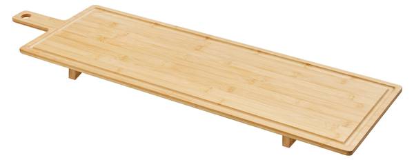Servierbrett MICHAEL Beige - Naturfaser - 26 x 88 x 4 cm
