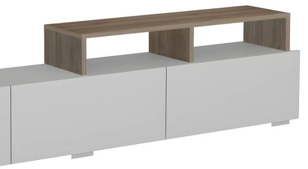 TV-Wand TALOLI Beige - Holz teilmassiv - 36 x 46 x 210 cm