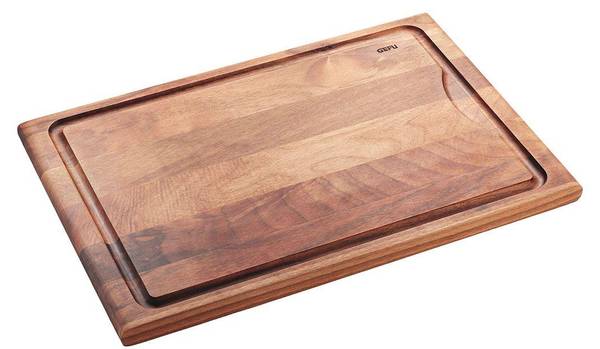 Schneidebrett ENNO Schwarz - Metall - 30 x 25 x 30 cm