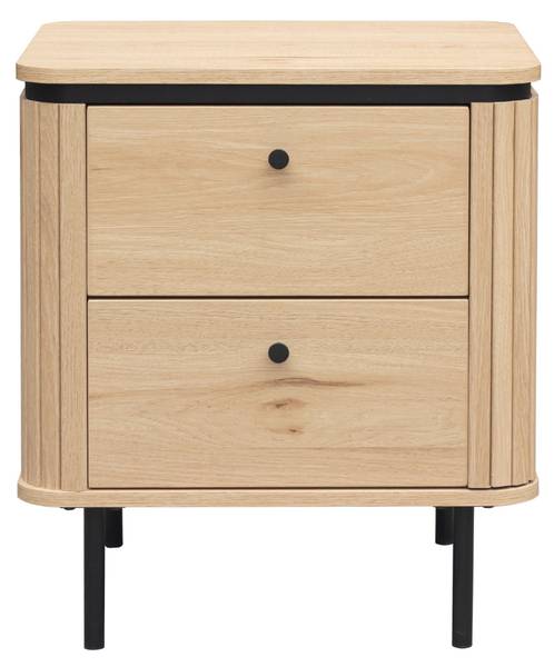 Nachttisch MALAGA Braun - Holzwerkstoff - 40 x 55 x 48 cm