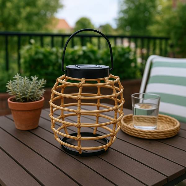 Laterne MEARLA297009 Braun - Kunststoff - 16 x 15 x 16 cm