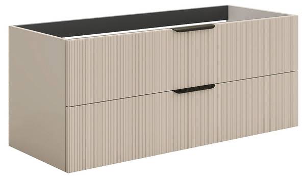Waschbeckenunterschrank DALIKO Beige - Holz teilmassiv - 120 x 50 x 46 cm