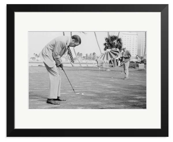 Bild Frank Sinatra Golfen 54 x 44 cm