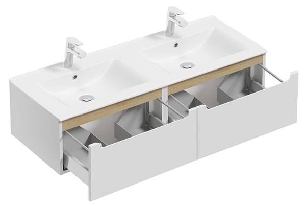 Doppelwaschtisch Livia Höhe: 30 cm