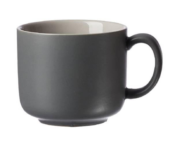 Kaffeetassen Jasper 6er Set Grau