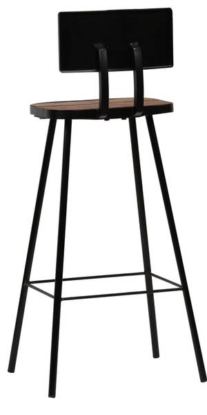 Bar-Set 3er Set XT8659 Braun - Massivholz - 60 x 107 x 60 cm