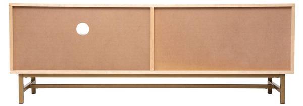TV-Schrank RAYO Beige - Metall - 40 x 50 x 140 cm