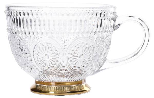 Tasse BARREL 6er-Set Glas - 11 x 9 x 11 cm