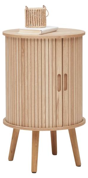 Nachtkästchen SKANDY Beige - Holzwerkstoff - Holz teilmassiv - 40 x 65 x 40 cm