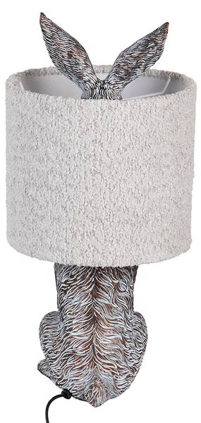 Tischlampe Kaninchen Siti Braun - Kunststoff - 20 x 43 x 20 cm